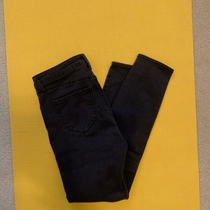 L’AGENCE high rise skinny ankle jeans in Coal